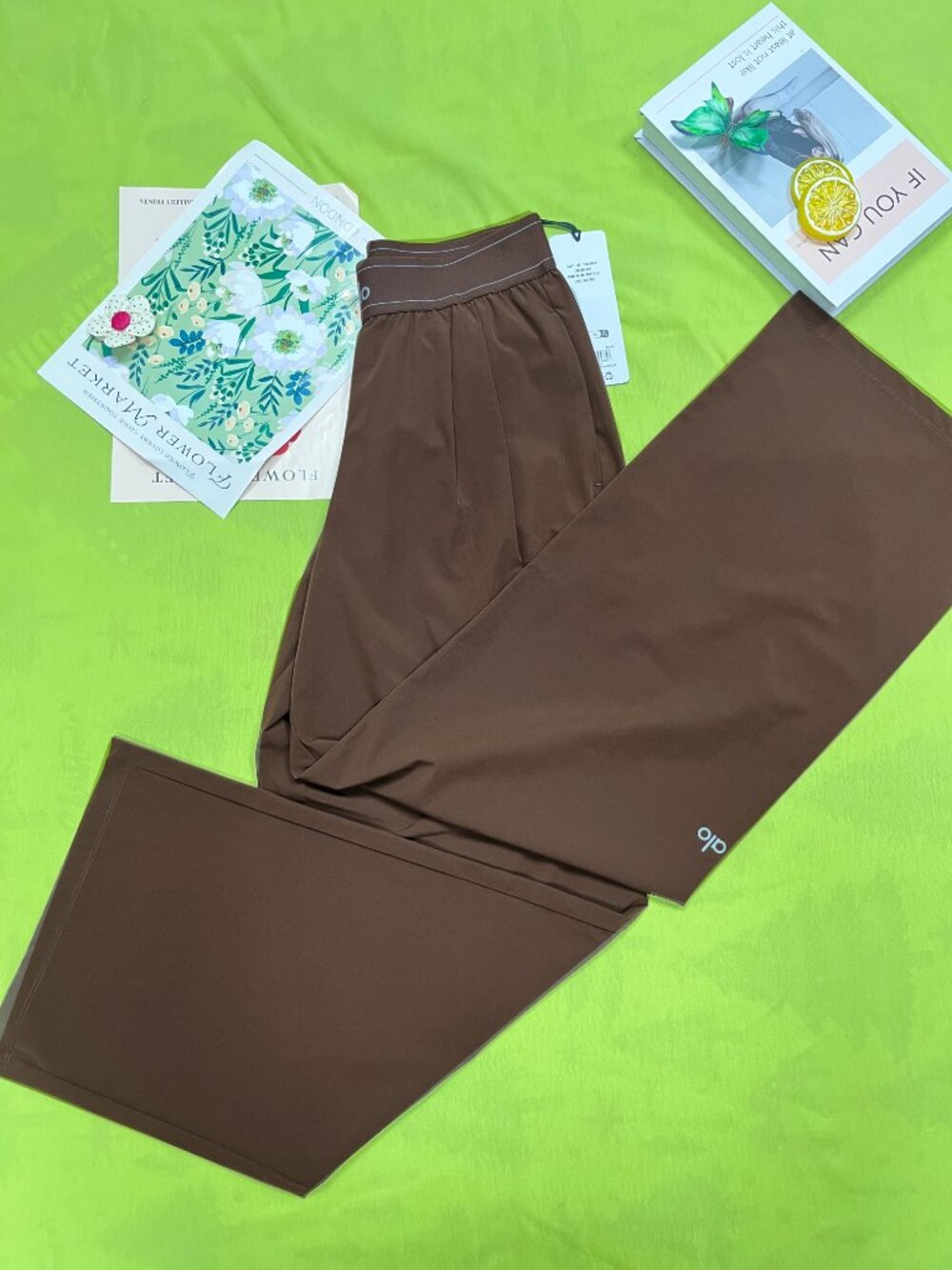 🛎ALO Yoga Suit Up Trouser Coffee Brown (Regular) 30-inch Inner Seam - Picture 4 of 8